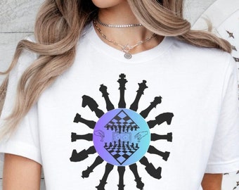 T-shirt campione di scacchi Scacco matto, regalo per gli amanti degli scacchi