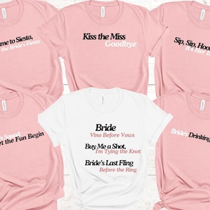 Bachelorette Party T-Shirts, Bride Team Tees, Bride shirts