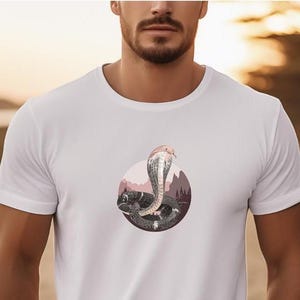 King Cobra Tee, Cobra T-shirt, Snake Lover Shirt, Snake Animal Lover Gift