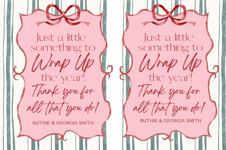 End of Year TEACHER GIFT TAG for Teacher Printable Gift Tag Editable ...