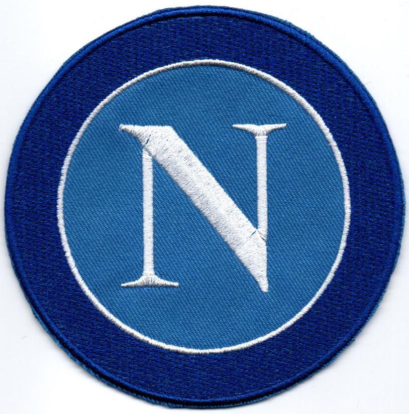 Accessoire Supporter Napoli Porte-nom Bagages SSC Napoli - Forme Chariot Bleu Ciel - Logo Officiel GravÉ Identifiant Valise Bleu Ciel