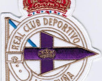 Deportivo de La Coruna Spain Football Soccer Badge Iron On Embroidered Patch