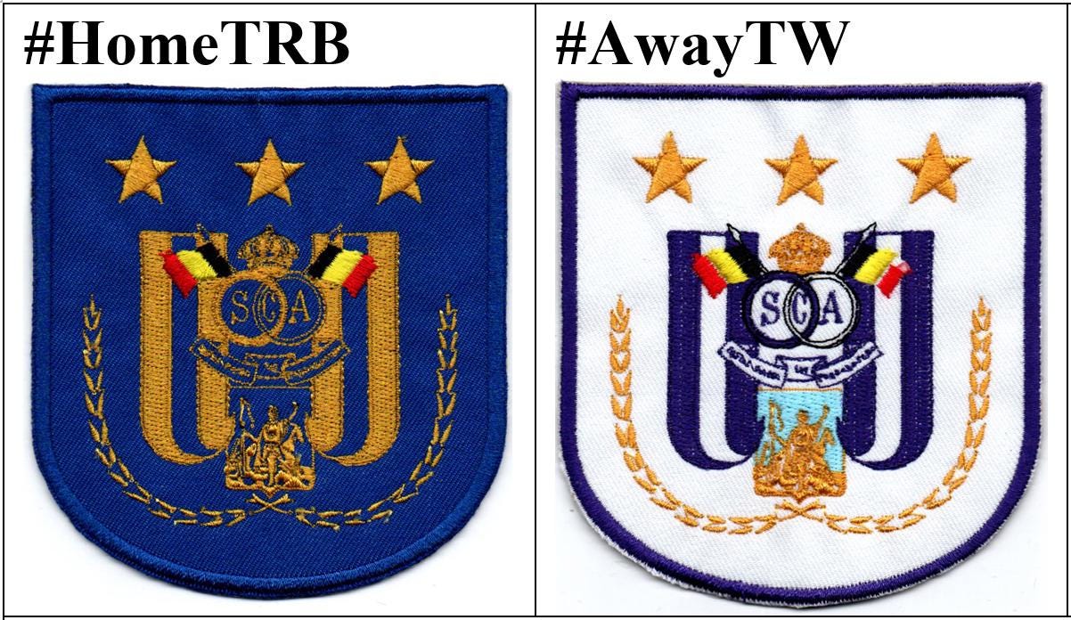 Royal Sporting Club RSC Anderlecht Belgium Football Badge Iron on  Embroidered Patch - Etsy, image size:1202x696