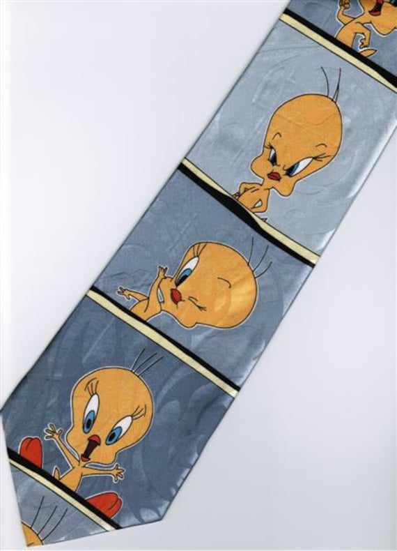 Cravate Tweety - Dessin Animé - Pour Homme Ou Collection - Occasion