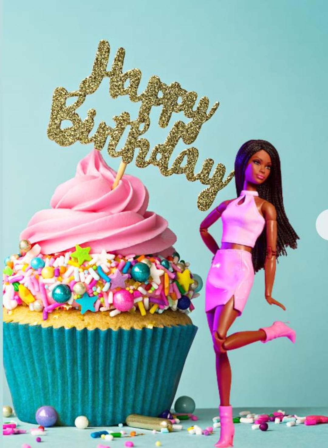Barbie printable birthday card printable diy birthday party decor