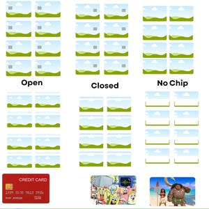 Paquete de plantillas de diseño de tarjetas de crédito / Archivo de plantilla Canva editable / Descarga instantánea / Imprimible / Personalizable