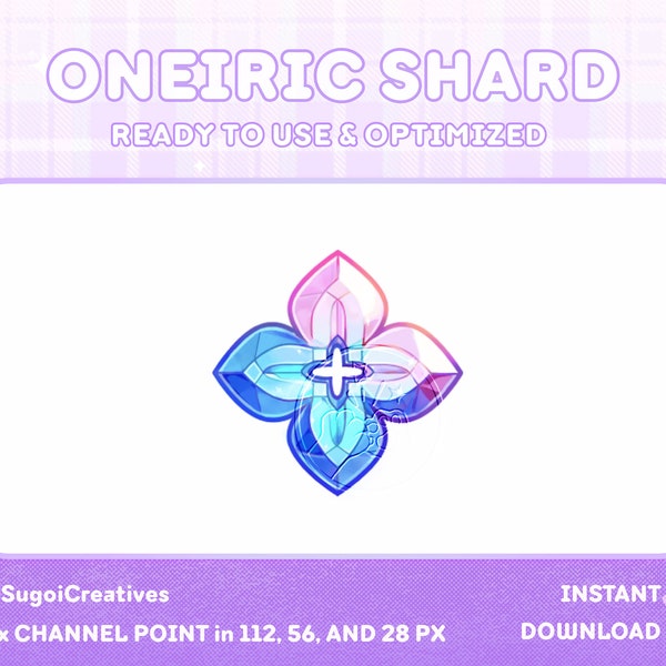 Oneiric Shard Channel Point | Honkai Star Rail | Emoji | Twitch / YouTube / Discord | Kawaii | Streamer Graphics | Emote Badge | Token | HSR