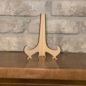 Wood Easel Stand, Photo Frame Display, Small Sign Holder, Plate Stand