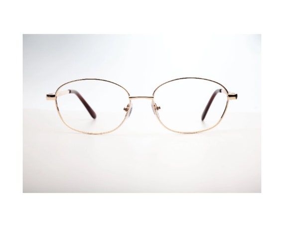 Gold Frame Glasses, Elias 189 Eyeglasses, Clear Frame Glasses