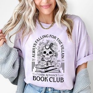 On craque toujours pour la chemise club de lecture méchant, chemise livre sombre et épicée, chemise moralement grise Reader Society, chemise STFUATTDLAGG image 3