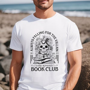 On craque toujours pour la chemise club de lecture méchant, chemise livre sombre et épicée, chemise moralement grise Reader Society, chemise STFUATTDLAGG image 4