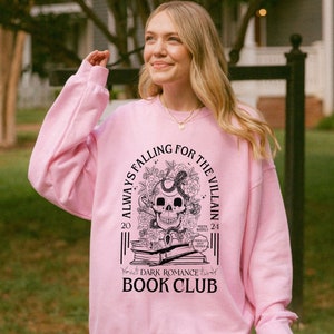 On craque toujours pour la chemise club de lecture méchant, chemise livre sombre et épicée, chemise moralement grise Reader Society, chemise STFUATTDLAGG image 6