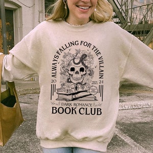 On craque toujours pour la chemise club de lecture méchant, chemise livre sombre et épicée, chemise moralement grise Reader Society, chemise STFUATTDLAGG image 5