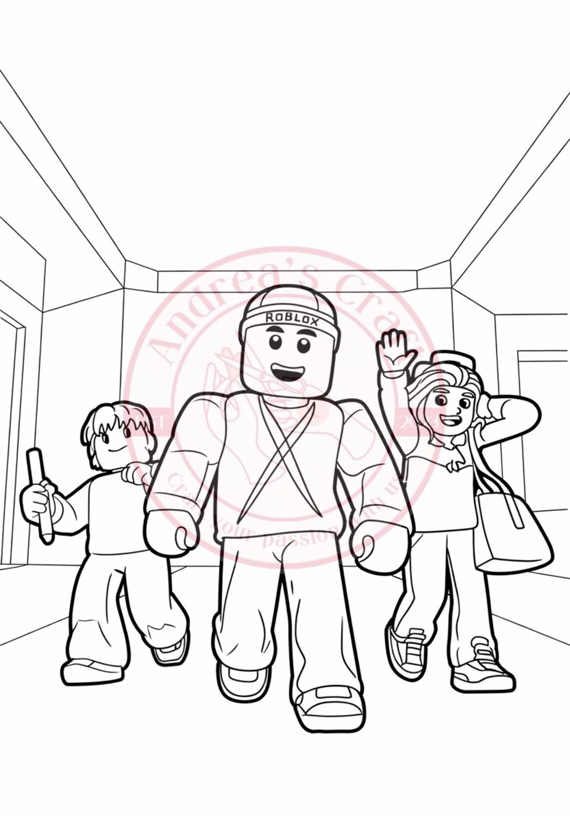 Roblox Coloring Pages, Roblox Coloring Page, Roblox Coloring Book ...