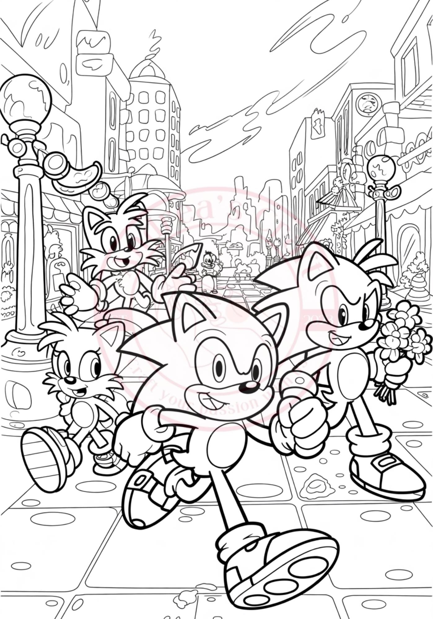 Sonic Hedgehog Coloring Pages, Sonic Coloring Pages, Sonic Hedgehog ...