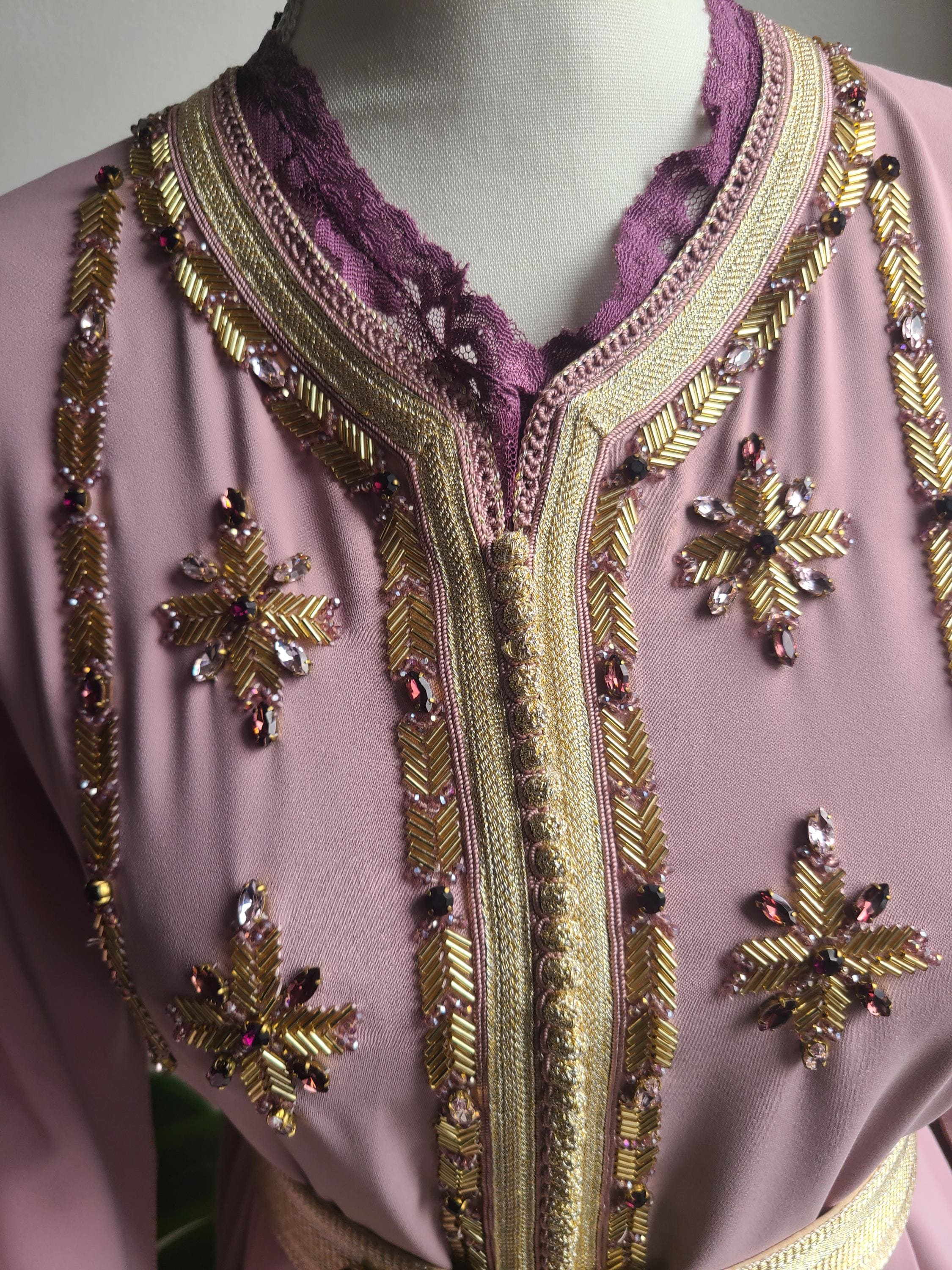 Pink Moroccan Kaftan