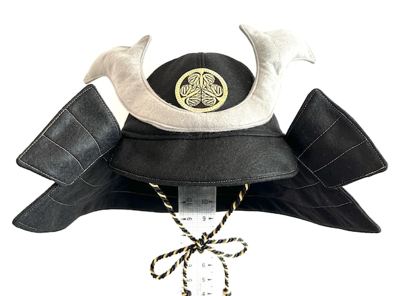 Fabric Kabuto, Samurai Helmet, Japanese Armor Hat, Shogun Kabuto