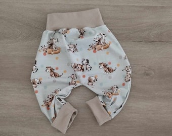 Pumphose Babyhose Jerseyhose Tobehose Hunde Eda&Mo Mädchen Junge Unisex Geschenkidee Babyset Geburt Newborn Gr 50 bis 92 NEU