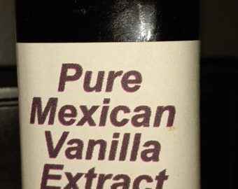 Pure Mexican Vanilla Extract - 4oz - Limited Quantity!