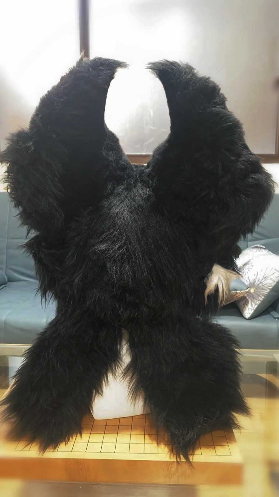 Premade Fursuit Head, Tonny, Low-price Fursuit Head, White Fursuit Head