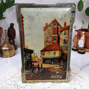Scatola di caramelle vintage - Tema Charles Dickens