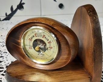 Vintage Fisher Barometer Bookend