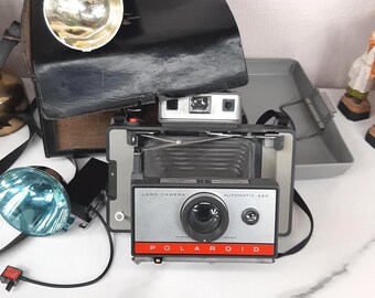 Polaroid 2000 Land Camera + オリジナルのパッケージと説明書