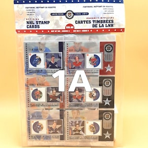 Canada Post NHL-hockeypostzegels: 6 sets, 2000-2002