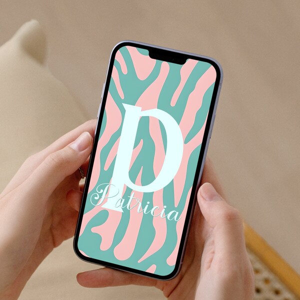 Custom iPhone Wallpaper | PERSONALIZED | original design | Vibration illustration