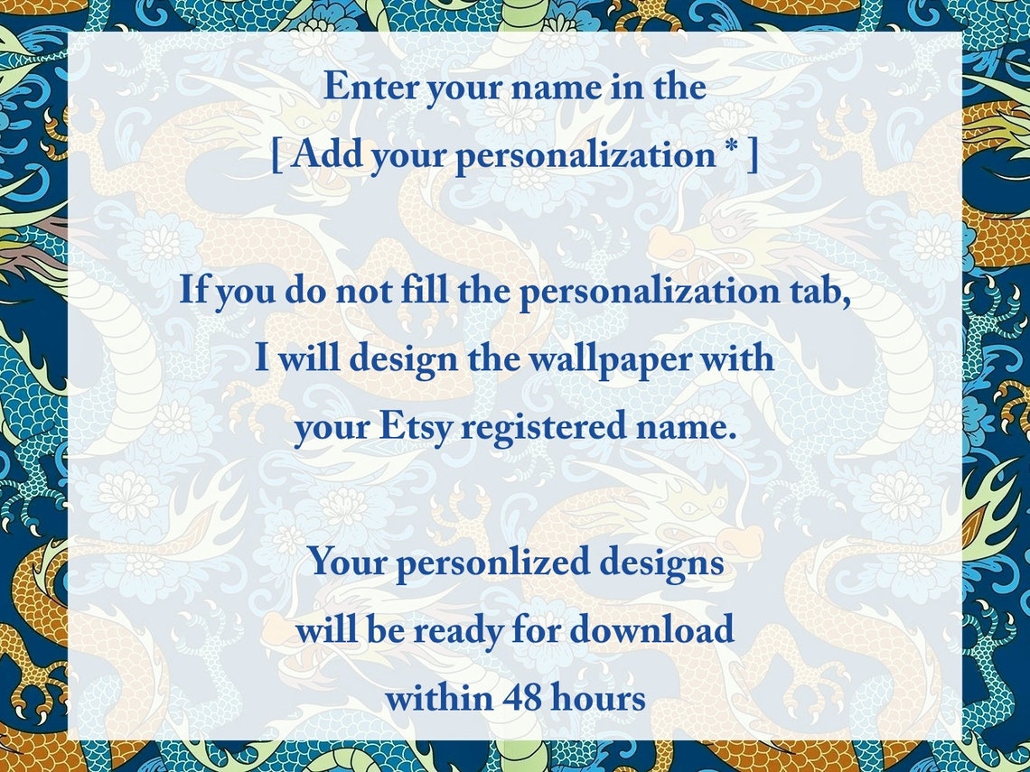 Custom Desktop Wallpaper | Desktop and Laptop | PERSONALIZED | Original ...