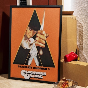 Canvastavla med A Clockwork Orange | Stanley Kubrick | Filmaffisch | Affischtryck | Filmaffisch | Heminredning