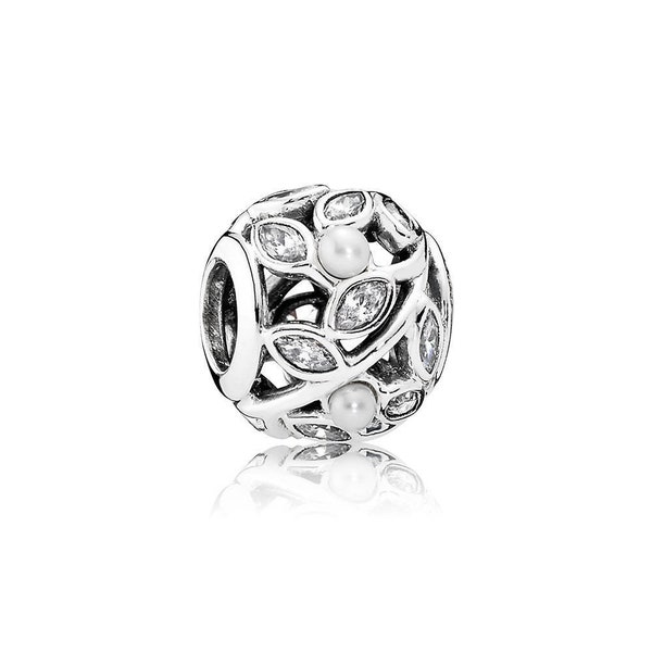 New Authentic Pandora Silver 925 ALE Charm Luminous Leaves Gift 791754