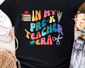 Personalized Pre-K Teacher Era T-Shirt, School Shirt