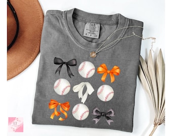 Comfort Colors SF Giants T-Shirt, Baseball Bows, Opening Day Gift