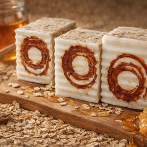 Jabon Artesanal de Avena y Miel