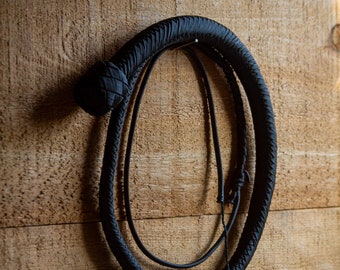 16 Plait Black Nylon 3ft Snake Whip