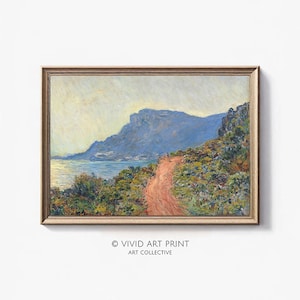 Coastal Landscape Art Print: Impressionist Seascape (Digital Download)