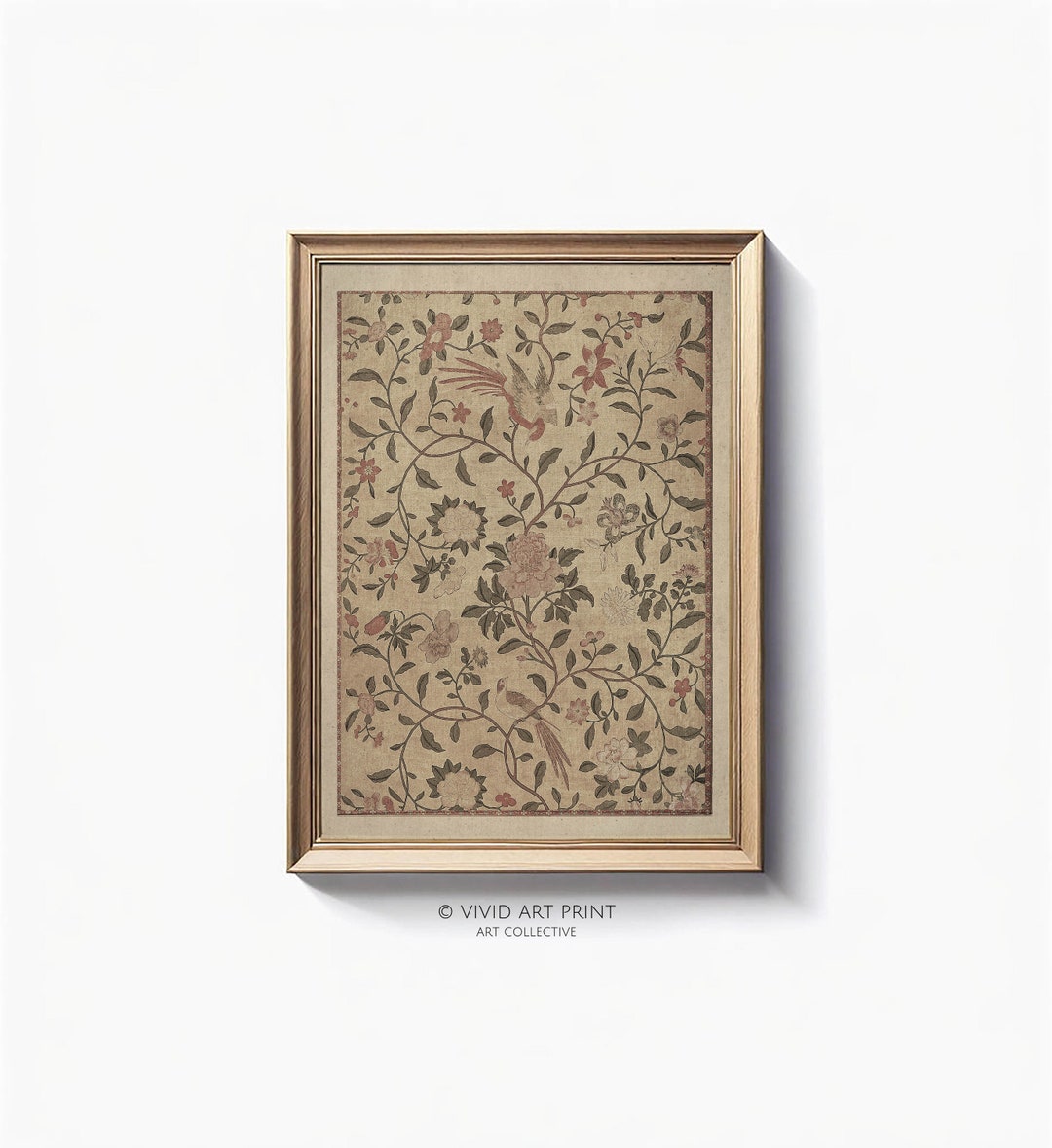 Vintage PRINTABLE Tapestry Pattern Antique Art quot floral Serenity Vintage PRINTABLE Tapestry Pattern Antique Art quot floral Serenity