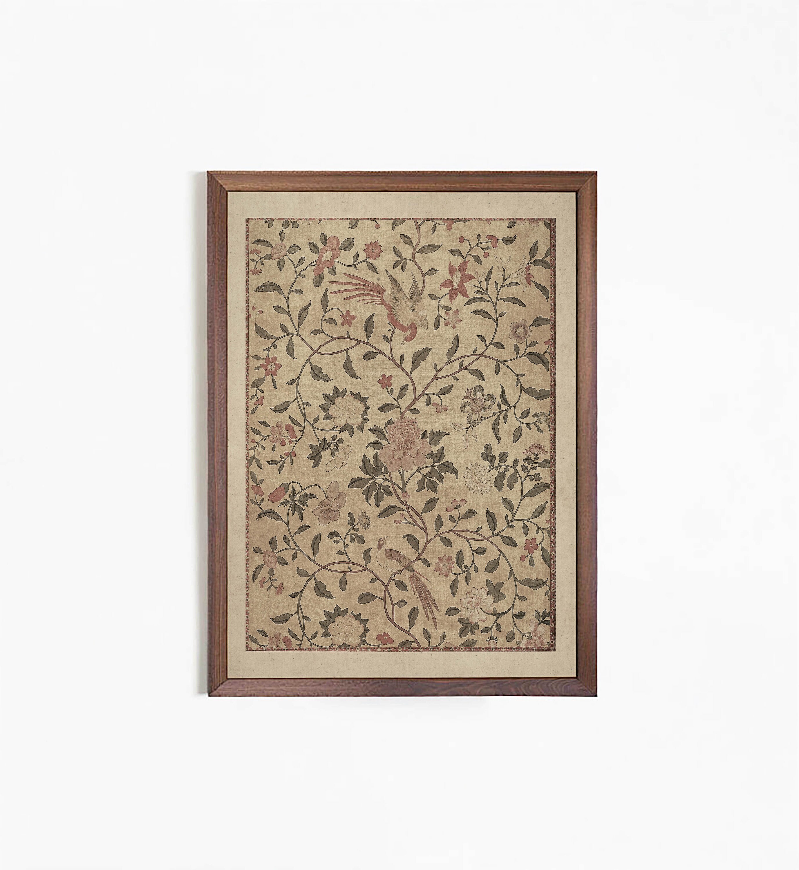 Vintage PRINTABLE Tapestry Pattern Antique Art floral Serenity Digital Vintage PRINTABLE Tapestry Pattern Antique Art floral Serenity Digital