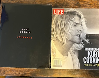 Nirvana Kurt Cobain Journal und Life Magazin