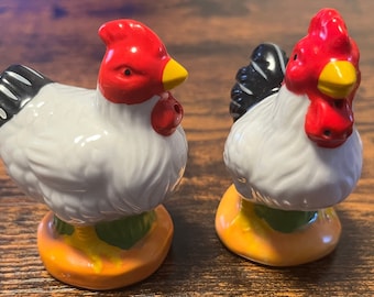 Vintage Chicken Salt and Pepper Shakers