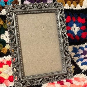 Vintage Pewter Towle Picture Frame Floral Silver Frame