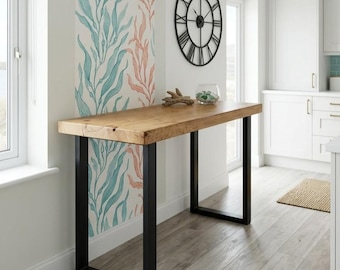 Chunky, Rustic and Industrial Breakfast bar