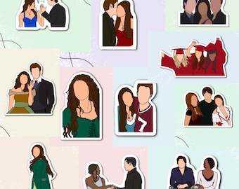 The Vampires Diaries Die Cut Sticker Collection: 1