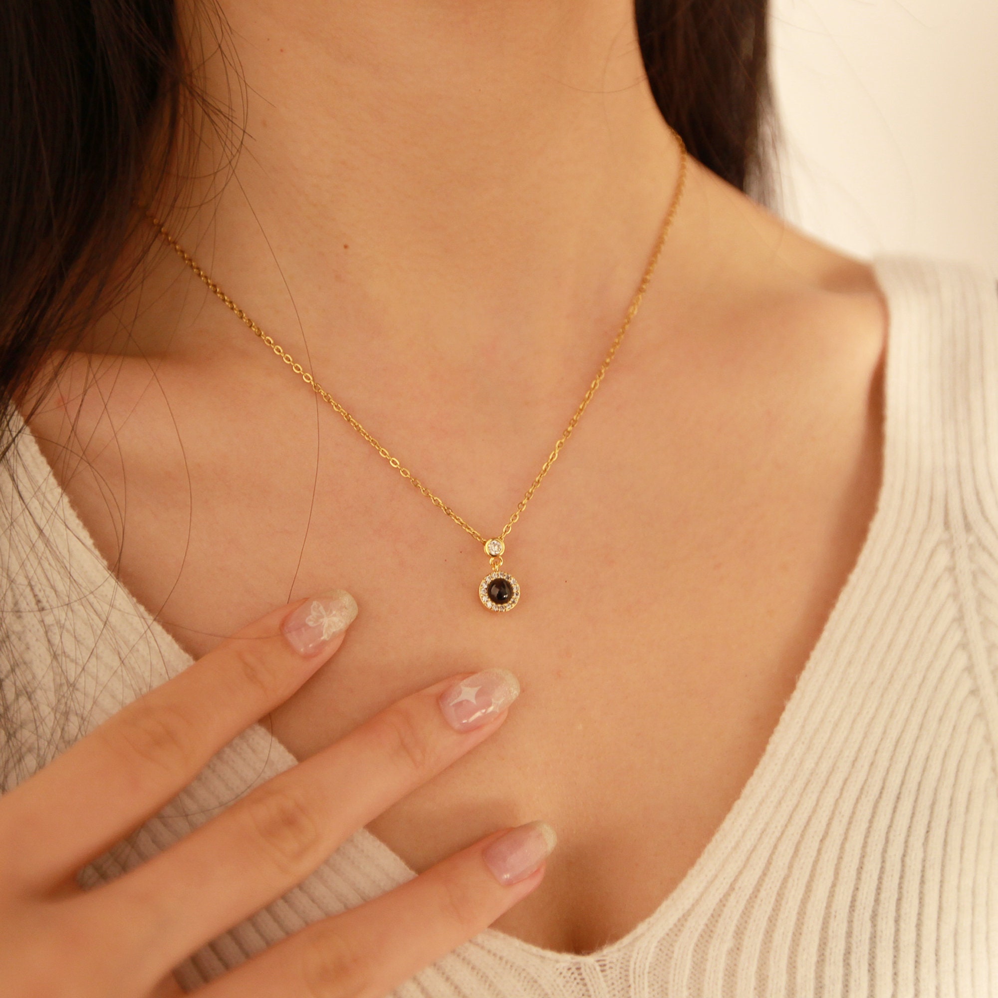 Personalized Photo Projection Mom Necklace