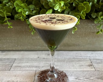 Fake Espresso Martini | Dessert Bar | Coffee Bar Decor | Party Decor | Photo Prop | Tiered Tray Decor | Cosplay