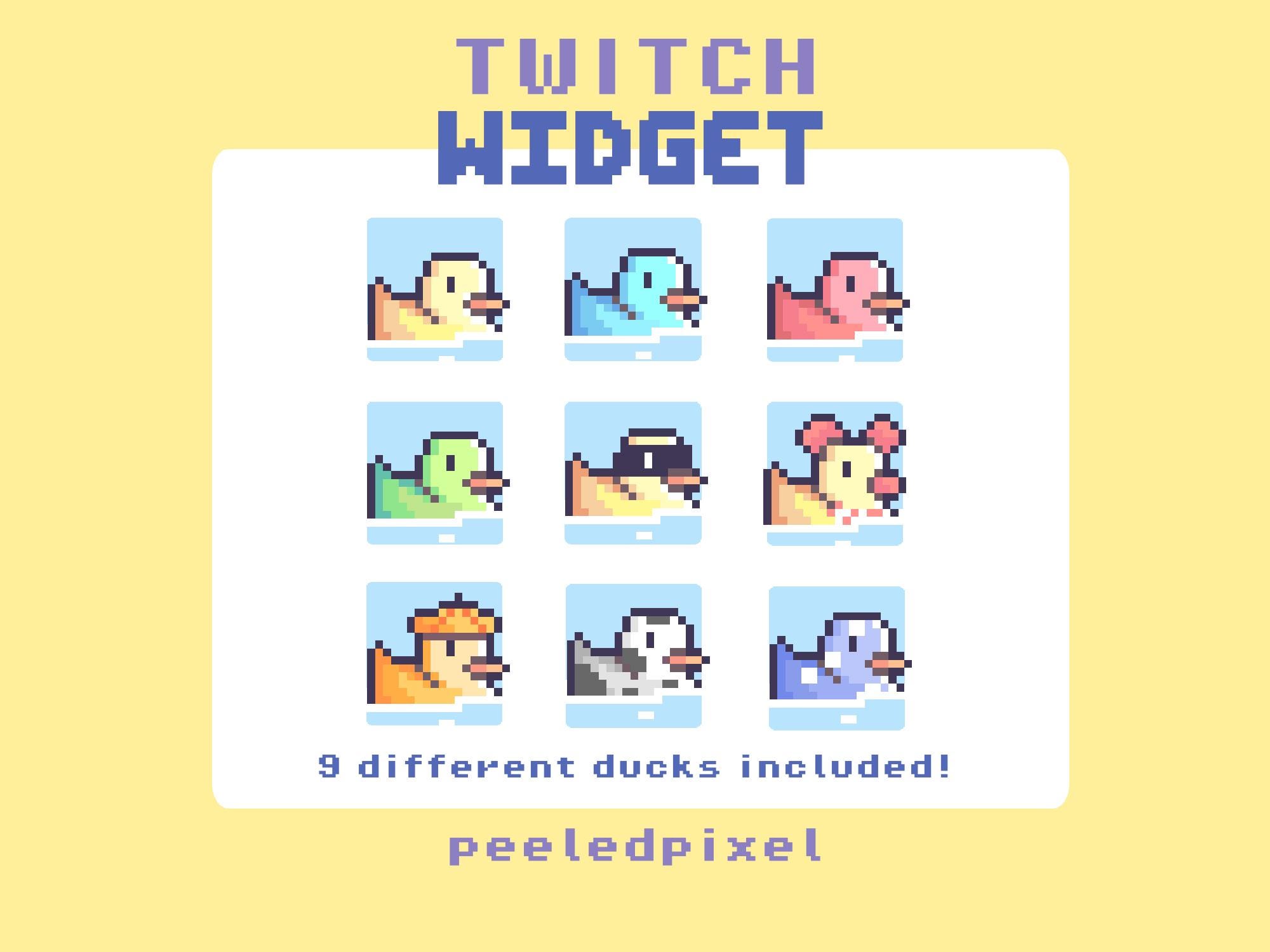 Swimming Duck Pond Audience Widget | Interactive Widget for Twitch ...
