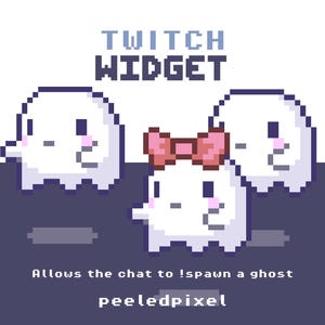Animiertes Geist Laichen Widget | Interaktives Widget für Twitch | .->>>>>>>>>>>>>.