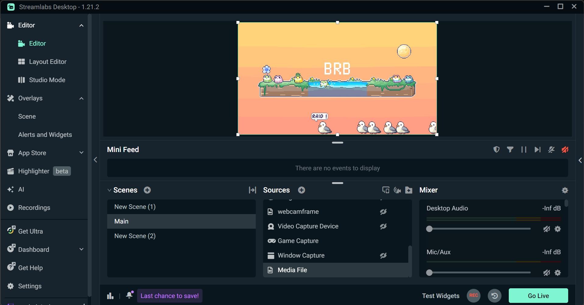 Seagull Twitch Raid Alert Pack | Animated Pixel Bird | Stream Animal ...