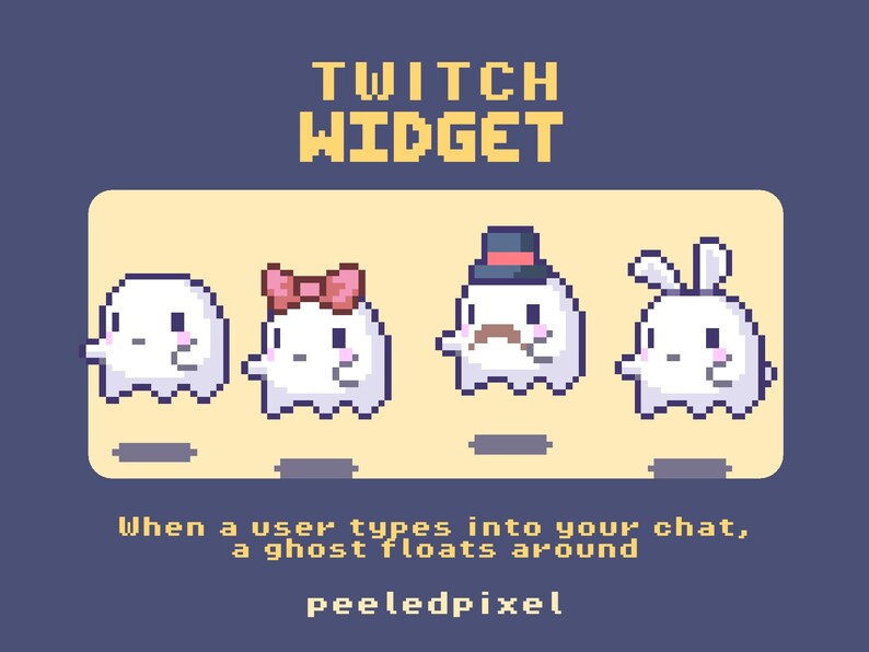 Ghost Moving Audience Widget | Interactive Widget for Twitch ...